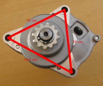 Startmotor til ATV