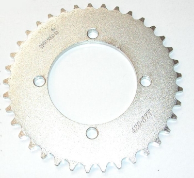 Bagtandhjul dirtbike 37 tands ivd. 58 og 52.3 mm